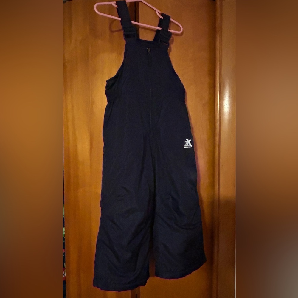 Navy Blue Snow Bib Overalls